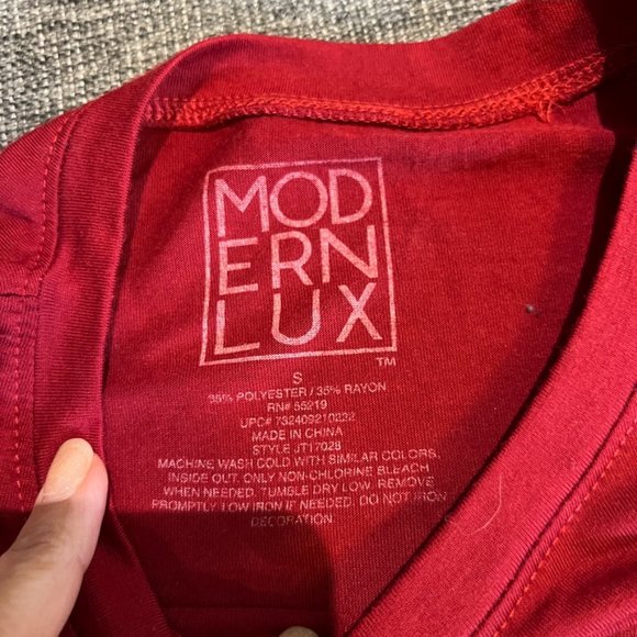 Modern Lux tshirt Take A Chance Size S EUC - Picture 5 of 5